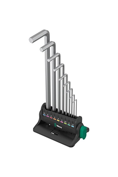 wera Set chei hexagonale 950/9 Hex-Plus 8, 9 bucăți, șurubelniță