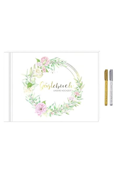 Kssvzz Carte de oaspeți cu copertă tare