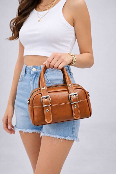 KIRASE Women's New Model Belt Detailed Medium Size Hand and Shoulder Bag Boy ...