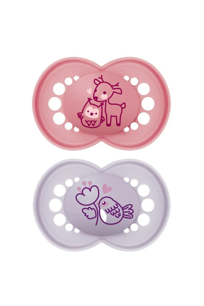 MAM Original Mat Emzik 0-6 Ay 2’li Set Ortodontik BPA’sız