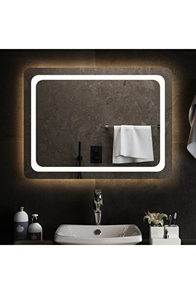 Concept Oglindă de baie cu LED, 80x60 cm