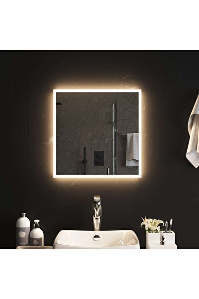 Concept Oglindă de baie cu LED, 50x50 cm