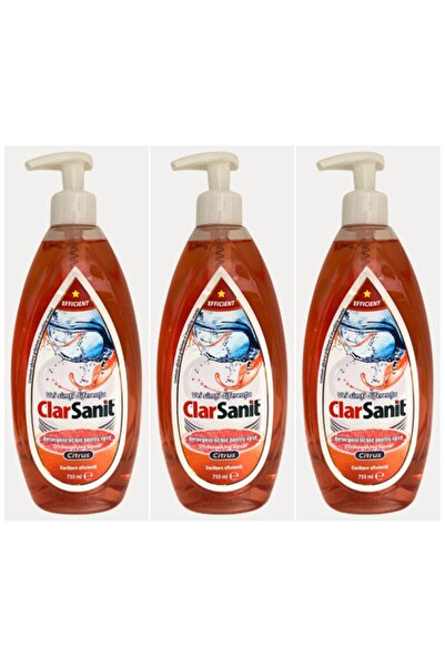 clarsanit SET 3 BUCĂȚI - Soluție de curățare puternică de citrice 750 ml
