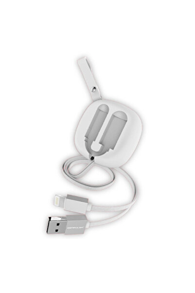 FREEDOM STOREE كابل Lightning S80 متوافق مع iPhone بطول 20 سم - 1 متر 2a - أبيض