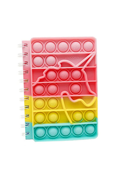 Other Caiet Jucarie Pop It Unicorn - Antistres, Senzorial, 50 Pagini, Format ...