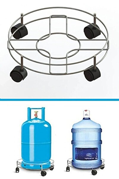 SEDOA Damacana Tüp Saksı Altlığı Tekerlekli Taşıma Aparatı Tüpçek