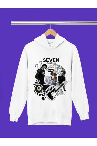 MAGORS Bts Bangthan Boys Printed 3-Yarn Quality Soft Texture Hooded Children'...