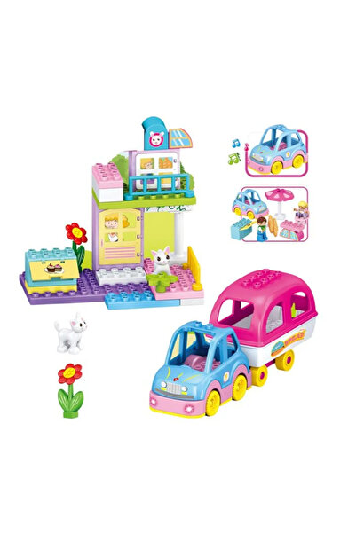 Lumi LUXURY Set 51 Cuburi de Constructie ”Inchetata si Dulciuri” +2 ani