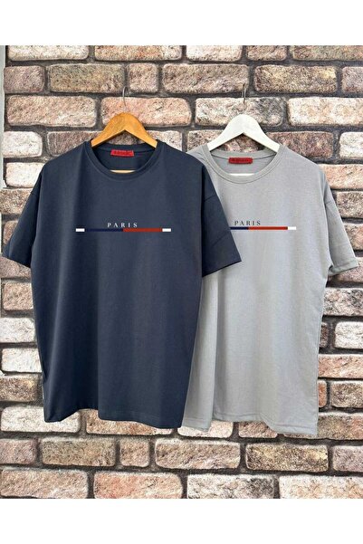 ALİ.COM Combed Cotton Unisex Printed Oversize T-Shirt