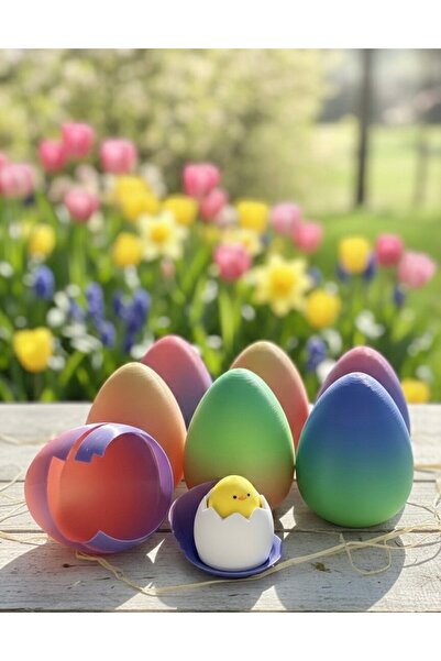 TriVox3D EĞLENCELİ SÜRPRİZ YUMURTA 1 ADET(Clicker oyuncaklar ve anahtarlıklar...