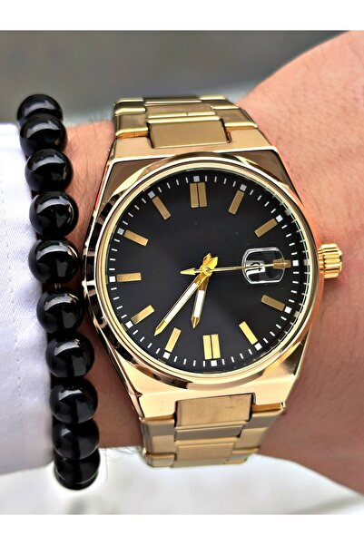 Tisaati Special Design Eşref Tek Kadir Baba Clock Model Metal Strap Men's Wri...