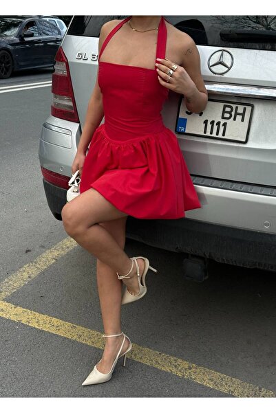 SEVENLINE Women's Strappy Balloon Mini Dress