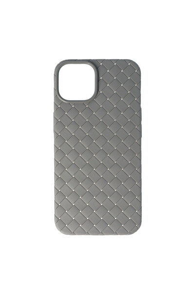 SEP TPU Leather Braided Apple iPhone 13 Case Gray