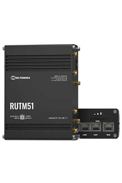Teltonika Router wireless RUTM51 5G, Ethernet, WiFi
