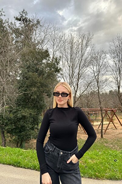 lizge giyim Stand-Up Collar Cashmere Ultra Light Knitwear Sweater