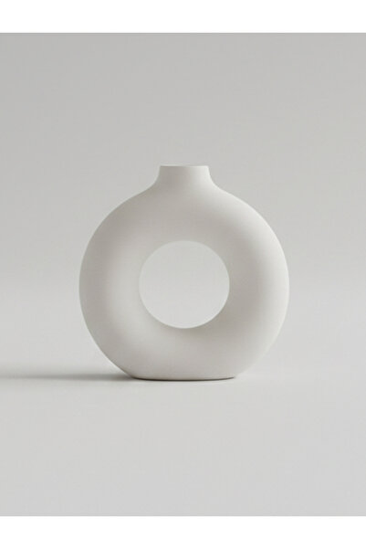 Kanem3D Bohemian Style Modern Ceramic-Looking Plastic Vase