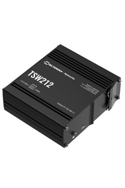 Teltonika Switch industrial, Teltonika, 10 Porturi, Negru