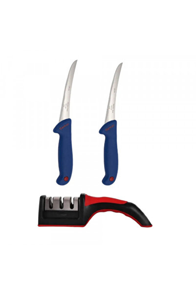 OEM CAMPING Butchery Set, 2 Carving Knives - Blue