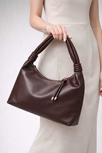 KIRASE Women's New Season Stylish Hand and Shoulder Bag with Rope Detail and ...