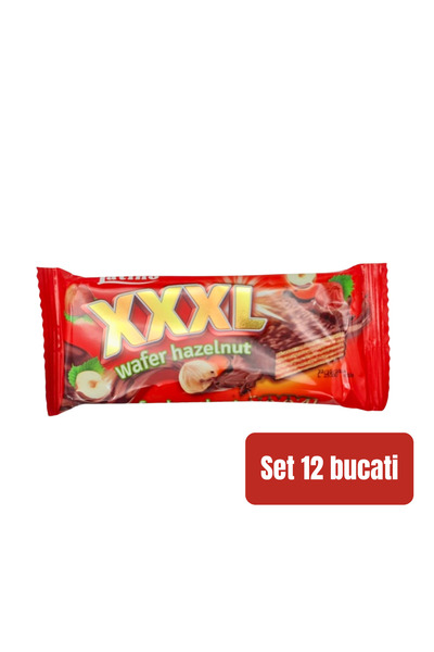 Latino SET 12 PIECES - XXXL Wafer with Hazelnut Cream Filling 50g