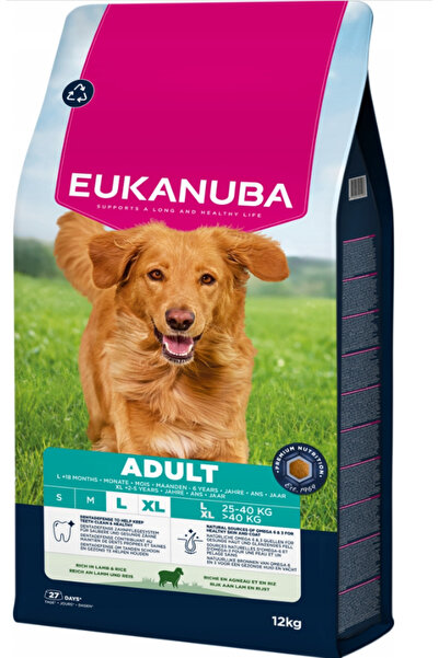 Eukanuba hrană uscată pentru câini Adult Large Breed Lamb & Rice 12 kg