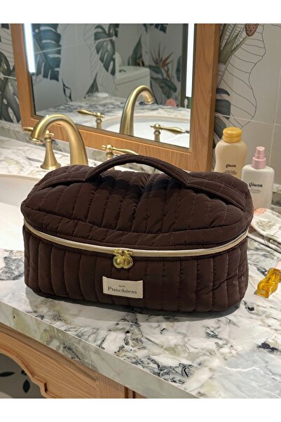 Punchiess Brown Airwrap Travel Bag