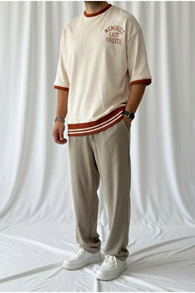 MENOFOURSWEAR Memories Last Forever Embroidery Oversize T-Shirt