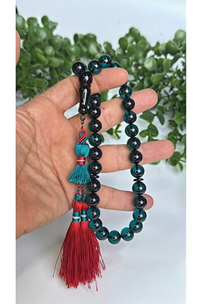 vevasilver Sikma Kehribar Prayer Beads, Cotton Tassel, Master Craftsmanship