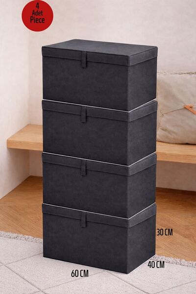 ALAS 4 штук багатофункціональних базових шестикутних мега-коробки для зберіга...