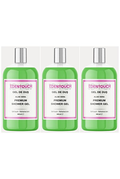 clarsanit SET 3 BUCĂȚI - EdenTouch Gel de duș cu aloe vera 400ml