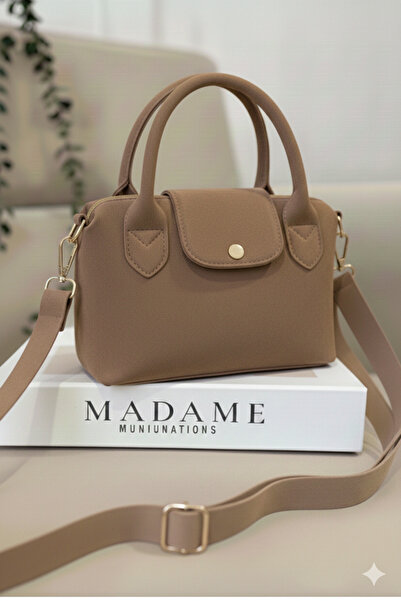 Madame Vizon Süet Mini & Kadın Çapraz Askılı Çanta 24x15 CM