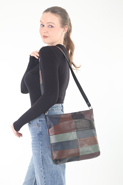 Erzeno Genuine Leather Medium Size Saddle Bag |   Leather Bag Suitable for Da...