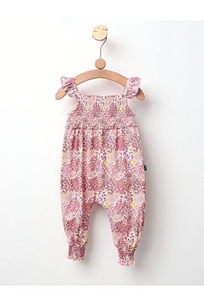 MiniKids Salopeta inflorata, de vara model mov 116 (5-6 ani)