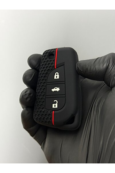 Mavi Keys Husă de protecție pentru telecomandă cu 3 butoane, model tip fagure...