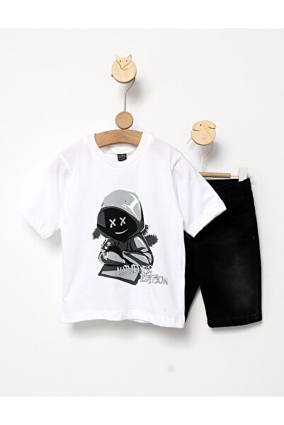 MiniKids Λευκό καλοκαιρινό κοστούμι Authentic Edition 104 (3-4 ετών)