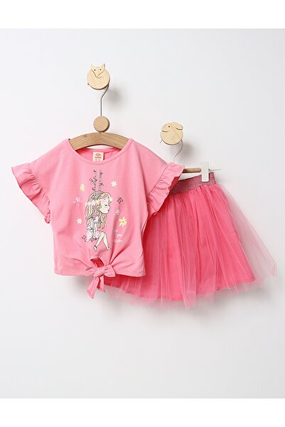 MiniKids Set 2 piese Live your freedom roz aprins 122 (6-7 ani)