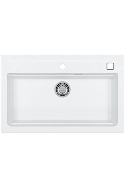 Alveus Atrox 40 kitchen sink, composite material, 790x500x200mm, pop-up sipho...