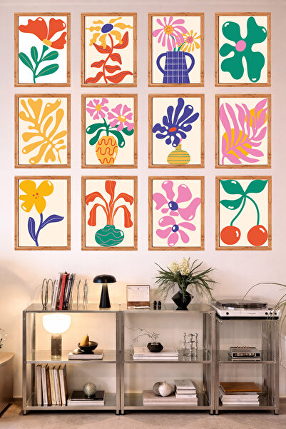 UNT Bucătărie cu aspect de cadru cu 12 rame |   Modern |   Set de pictură cu ...