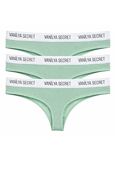 Vanilya Secret Ženska elastična traka za struk, Pamuk komada, tangi, pakovanj...