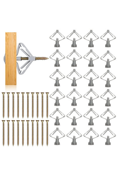 Other Dibluri Tip Fluture Gips-Carton - Oțel Inoxidabil, 13x35 mm - Set 50 bu...