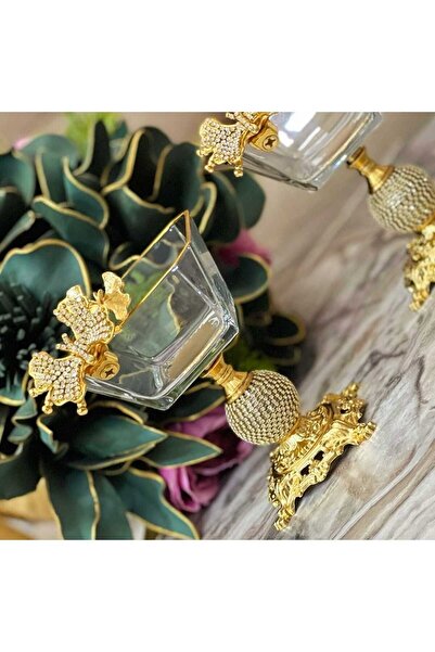 alfafe home Karen 6 Pieces Butterfly Diamond Cast Iron Footed Bowl Magnolia I...