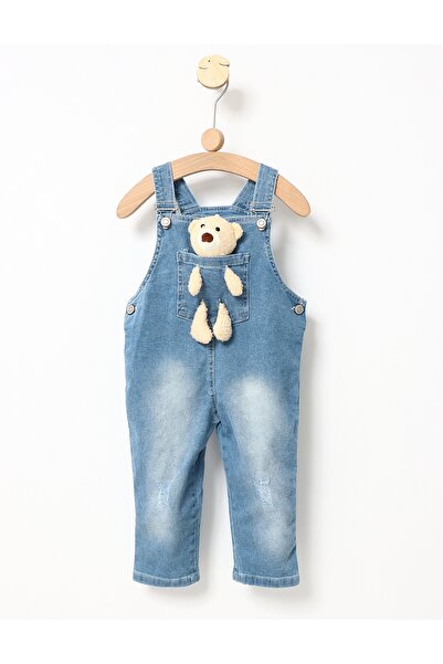 MiniKids Τζιν φόρμα με ανοιχτό μπλε παιχνίδι 110 (4-5 ετών)