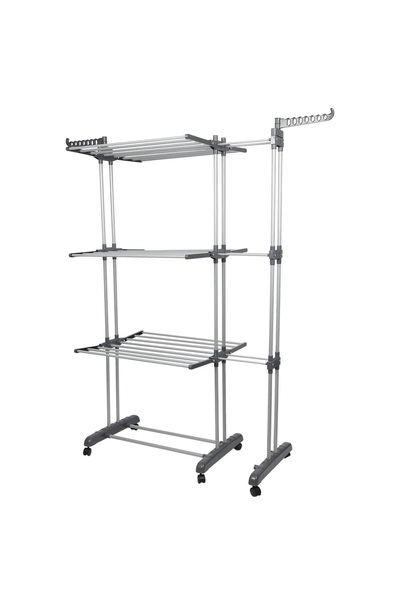 Other Foldable Vertical Clothes Dryer - 3 Tiers, Extendable, on Wheels - 170c...
