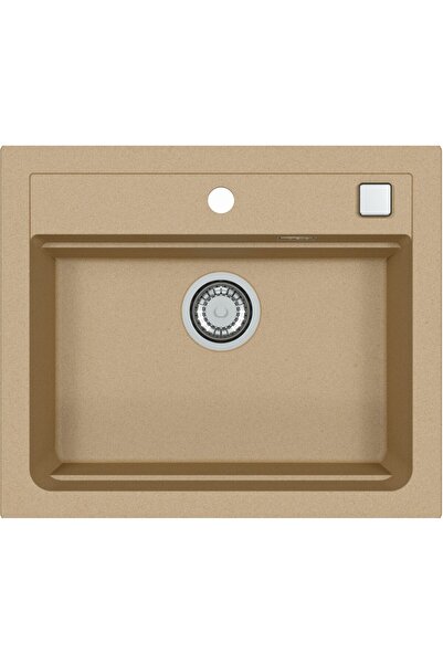 Alveus Atrox 30 sink beige, composite material, pop-up siphon included, 590x5...