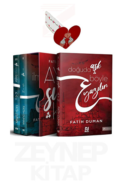 Nesil Yayınları Ayn Şın Kaf Serisi 3 Kitap Set (Kutulu) -Fatih Duman (Kalp Ay...