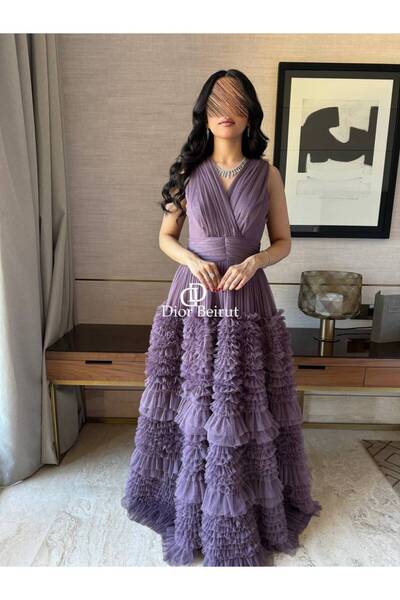 ranin Tulle evening dress