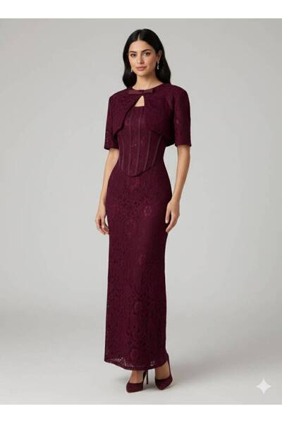 ranin Lace dress with taffeta lining