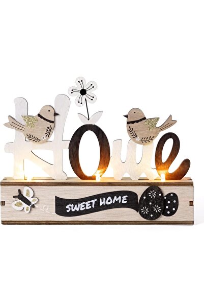Other Valery Madelyn Easter Decoration - Wood, LED Lights, Home Inscription -...