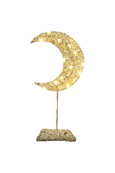 Other LED Table Lamp Crescent - Decorative, 20 LEDs, Warm White, Gold, 38 cm,...