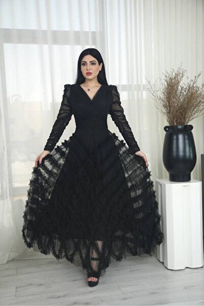 ranin Tulle evening dress
